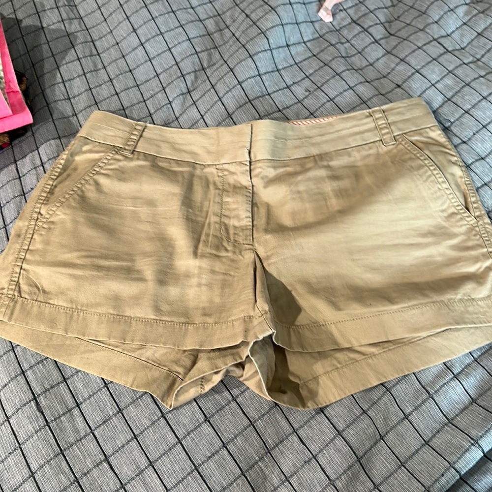 J. Crew chino shorts in khaki